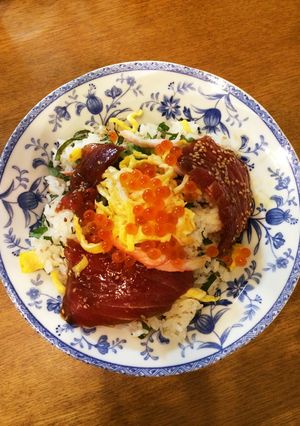 チラシ寿司まぐろづけのせ-レシピのメイン写真
