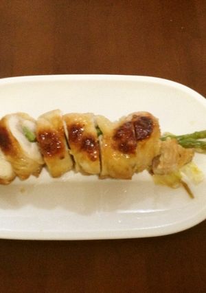 鶏モモ肉アスパラ巻き☆塩味-レシピのメイン写真