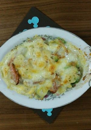 美味しい♪アボガド・ソーセージグラタン-レシピのメイン写真