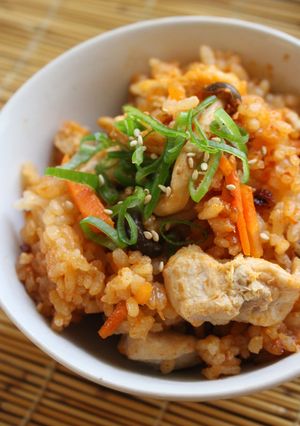 トマトソースDE和ふ～な炊き込みご飯-レシピのメイン写真