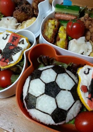 サッカーボールおにぎり-レシピのメイン写真