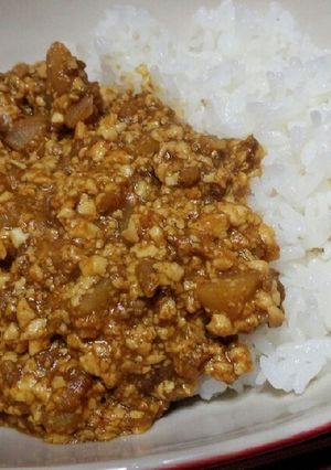 節約~☆豆腐とじゃがいものドライカレー☆-レシピのメイン写真