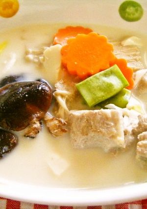 牛乳で作るあったかい,あすかなべ-飛鳥鍋-レシピのメイン写真