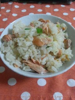 秋鮭の炊き込みご飯-レシピのメイン写真
