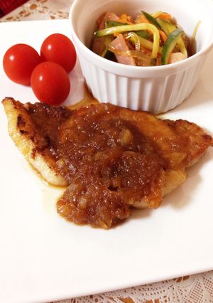オニオンソースで美味しい♡ポークソテー-レシピのメイン写真
