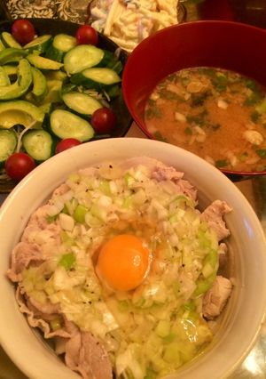 メンズも喜ぶネギ塩豚丼♡-レシピのメイン写真