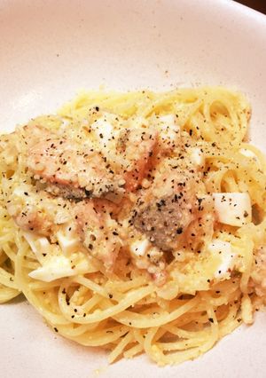 秋鮭とタルタルソースのパスタ-レシピのメイン写真