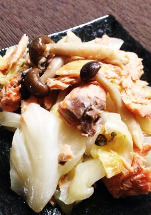 フライパンで秋鮭のちゃんちゃん焼き-レシピのメイン写真
