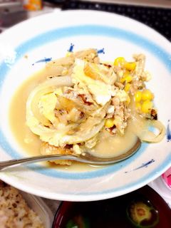 ちくわとツナの卵とじ-レシピのメイン写真