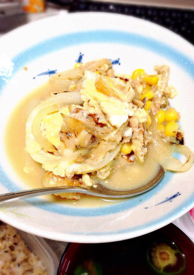 ちくわとツナの卵とじ-レシピのメイン写真