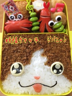 妖怪ウォッチ☆ジバニャン・キャラ弁・遠足-レシピのメイン写真