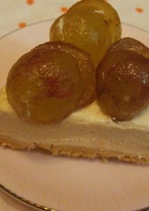 ぶどうのレアチーズケーキ-レシピのメイン写真
