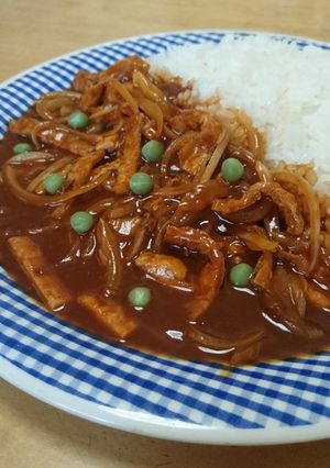 給料日前のハヤシライス④-レシピのメイン写真