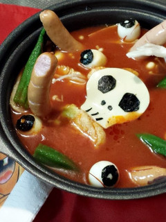 ハロウィンのトマト鍋-レシピのメイン写真
