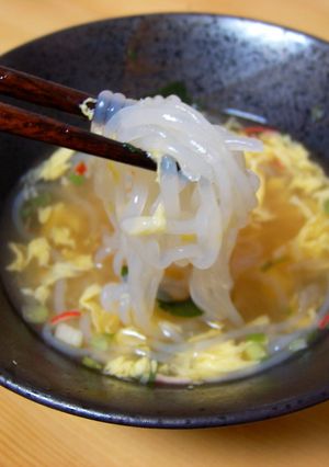 夜食やちょこっと食べたい時に♪しらたき麺-レシピのメイン写真