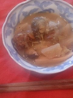♪根菜と肉団子の煮込み鍋-レシピのメイン写真