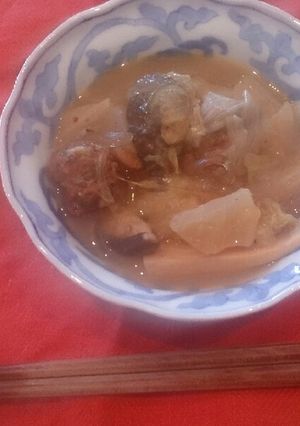 ♪根菜と肉団子の煮込み鍋-レシピのメイン写真