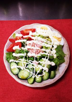 簡単！早くて美味いっ♪サラダうどん-レシピのメイン写真