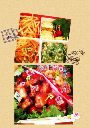 2014♪運動会のお弁当♪-レシピのメイン写真