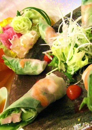 野菜たっぷり！幸せの生春巻-レシピのメイン写真