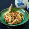 鶏胸肉の薬味明太サラダ