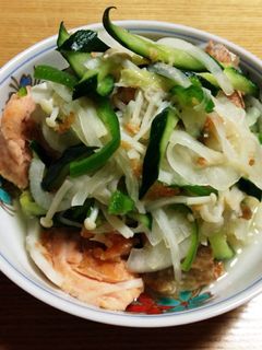 秋鮭と野菜たっぷり甘酢和え-レシピのメイン写真