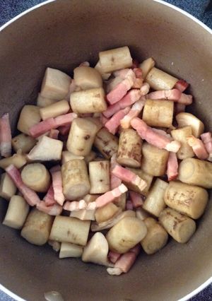ゴボウとベーコンのコロコロ煮-レシピのメイン写真