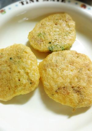 離乳食後期☆手掴み☆簡単納豆おやき-レシピのメイン写真