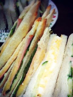 サンドイッチ(ハムチーズ、ツナ、たまご)-レシピのメイン写真