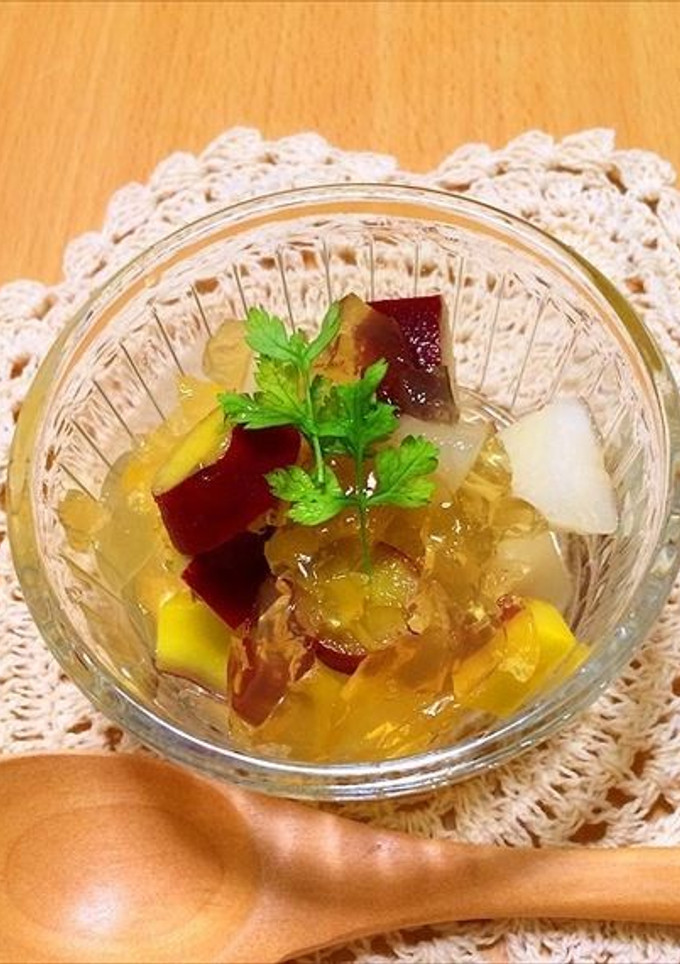 さつまいもと梨のはちみつレモンサラダ-レシピのメイン写真