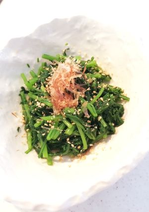 春菊のおひたしver簡単-レシピのメイン写真