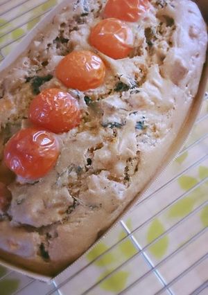 お野菜たっぷりの全粒粉豆乳ケークサレ-レシピのメイン写真