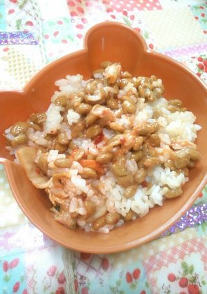 キムチ納豆ご飯-レシピのメイン写真