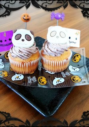 さくさくパンダのハロウィンマフィン-レシピのメイン写真