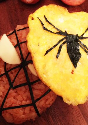 スパイダーマン キャラ御飯-レシピのメイン写真