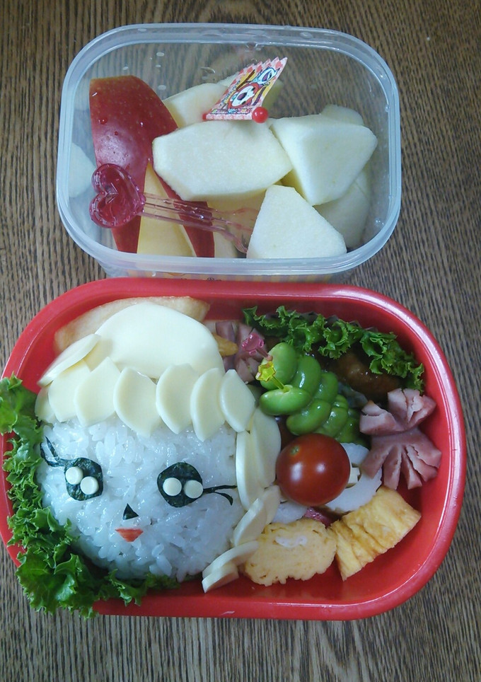 キャラ弁 エルサ-レシピのメイン写真