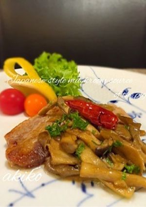 豚ロースの和風きのこソース-レシピのメイン写真