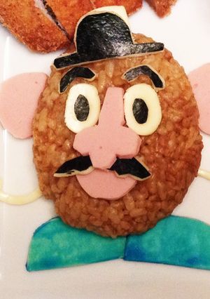 ミスターポテトヘッド キャラ御飯-レシピのメイン写真