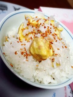 秋の味覚♪簡単ほくほくもっちり栗ご飯-レシピのメイン写真