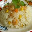 炊飯器でも本格的☆さっぱり梅味エビピラフ