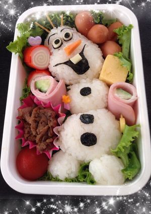 キャラ弁 アナと雪の女王 オラフ-レシピのメイン写真