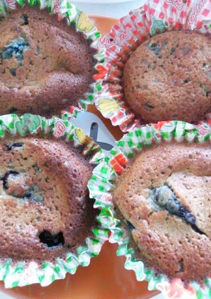 ブルーベリーのカップケーキ-レシピのメイン写真
