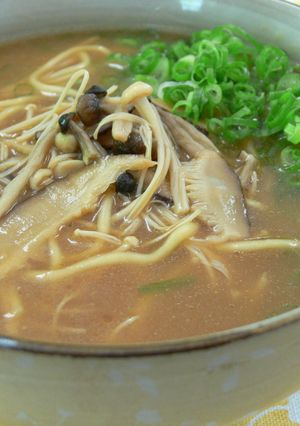 キノコたっぷり！あんかけ味噌らーめん-レシピのメイン写真