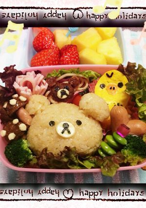 キャラ弁 リラックマ-レシピのメイン写真