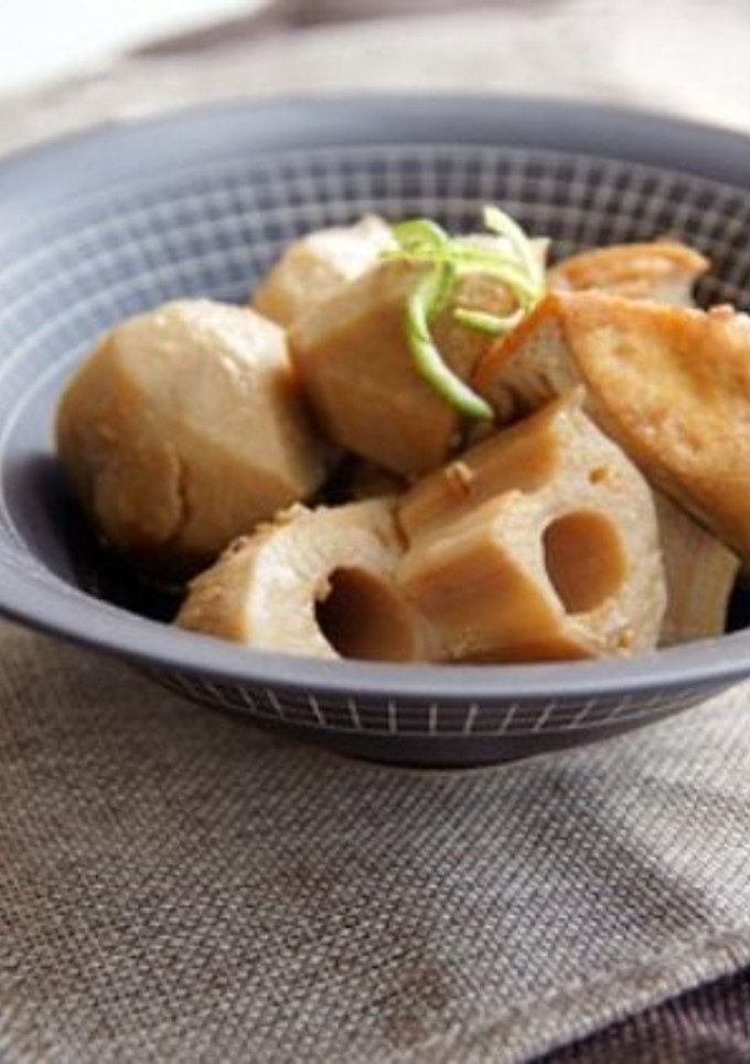 里芋と蓮根と厚揚げの煮物-レシピのメイン写真