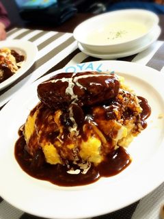 胃袋getハンバーグオムライス-レシピのメイン写真