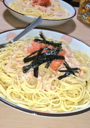 簡単！たらこのクリームパスタ-レシピのメイン写真