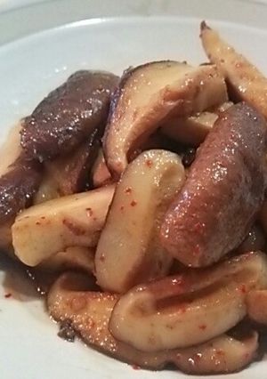 簡単お弁当にも★椎茸の七味マヨ醤油炒め★-レシピのメイン写真