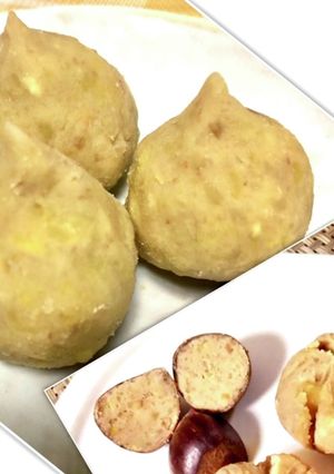 栗感満載☆成形できる硬さの栗ペースト-レシピのメイン写真