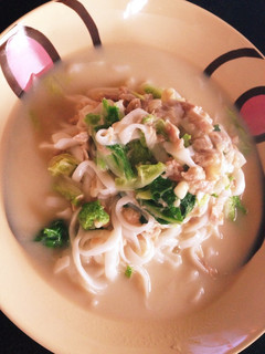 ズボラツナと白菜のクリームパスタ(°°)-レシピのメイン写真